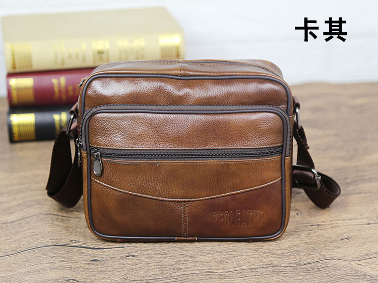 Túi đeo vai nam công suất lớn túi da nam túi da Túi đeo chéo Túi xách chéo túi kinh doanh xu hướng balo gucci