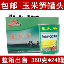 Jianjian corn shoots 360gX24 full box for sale of canned corn shovels pot stalk material cold