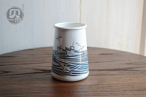 More flawed coffee bottle enamel bottle small vase wooden spoon storage tube