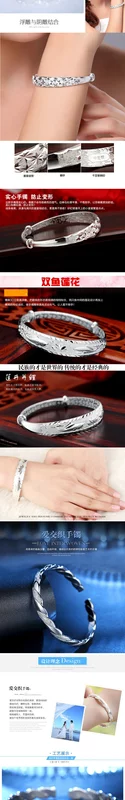 Vòng tay bạc chính hãng Nữ 999 Vòng tay bạc Sterling Ngôi sao hoàng gia Gửi bạn gái Nhật Bản và Hàn Quốc Quà tặng cho những người yêu hoang dã đơn giản