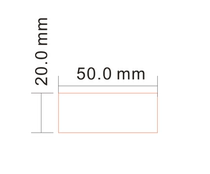 Isolation PET protective film Insulation pad PVC Mylar sheet Leakage-proof sheet 50X20X0 3 square damping plastic sheet