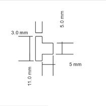 11X8pet Membrane Plastic Material Insulation Stickers Pad Macula Button 5 Number of batteries Isolation pvc Plastic T plate sheet