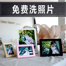 Free photo washing Photo Plus photo frame family portrait wall 7 inch 8 20 36 inch customized table photo printing large size