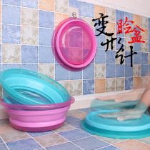 Home telescopic washbasin Foldable basin Washbasin Face Basin Portable Tourist Basin Dorms for the Wind Wash Foot Basin