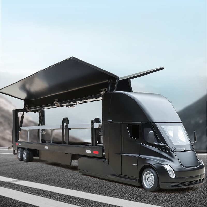 1:32 Scale Semi Double-Decker Container Transport Truck Model Simulation Alloy Trailer Truck Children's Toy Car 1:32 Scale Semi Double-Decker Container Transport Truck Model Simulation Alloy Trailer Truck Children's Toy Car