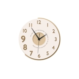 Современные минималистичные часы для столовой, украшение, роспись, кремовый стиль, фон для телевизора, настенные бесшумные часы, настенные часы для домашней гостиной, роспись, живопись