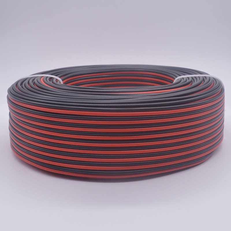 RVB2 * 0 75 multi-core flat unsheathed flexible wire wire red and black (parallel) wire