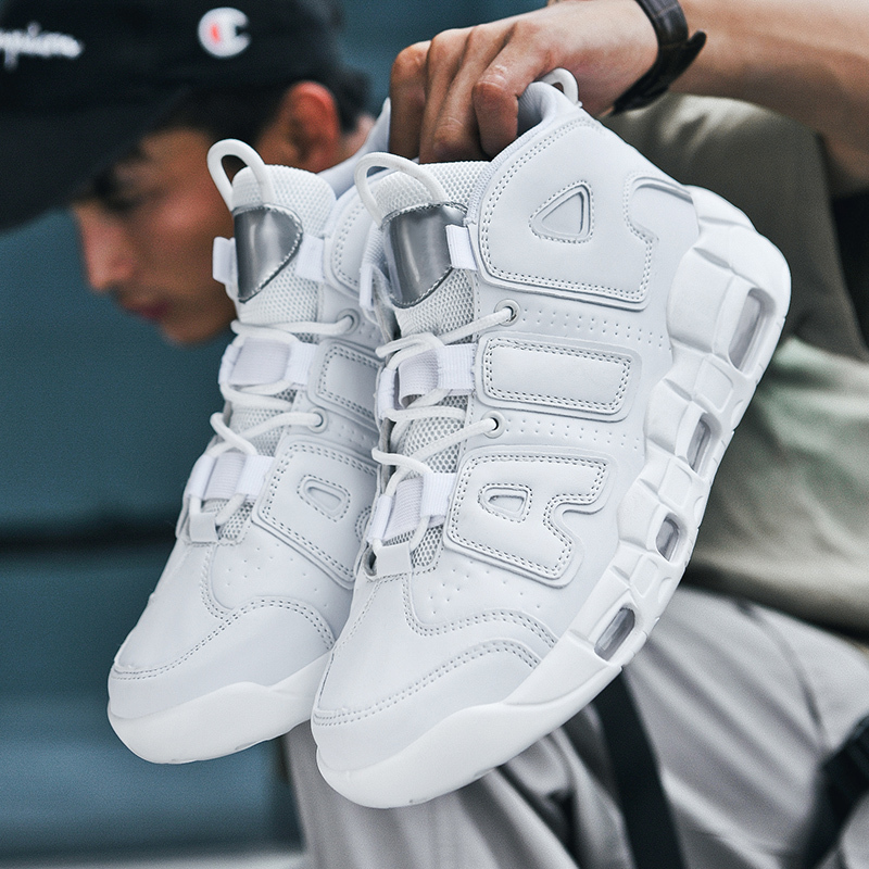 47 Large Size 46 Putian Pippen Big Air Basketball Men's Shoes Air Force Aj One High-Top Sports Sneakers White Trendy Shoes 47 Large Size 46 Putian Pippen Big Air Basketball Men's Shoes Air Force Aj One High-Top Sports Sneakers White Trendy Shoes