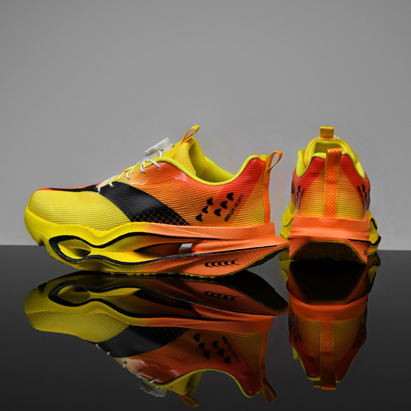 Big Kids' Sports Running Shoes for Boys, Professional Racing Shoes for Students, Carbon Plate Shock-Absorbing Flyelectric C6U Running Shoes — 4