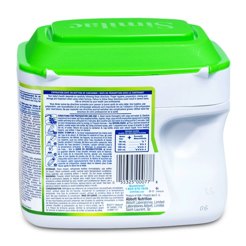 Spot Canadian Abbott 2 Milk Peord