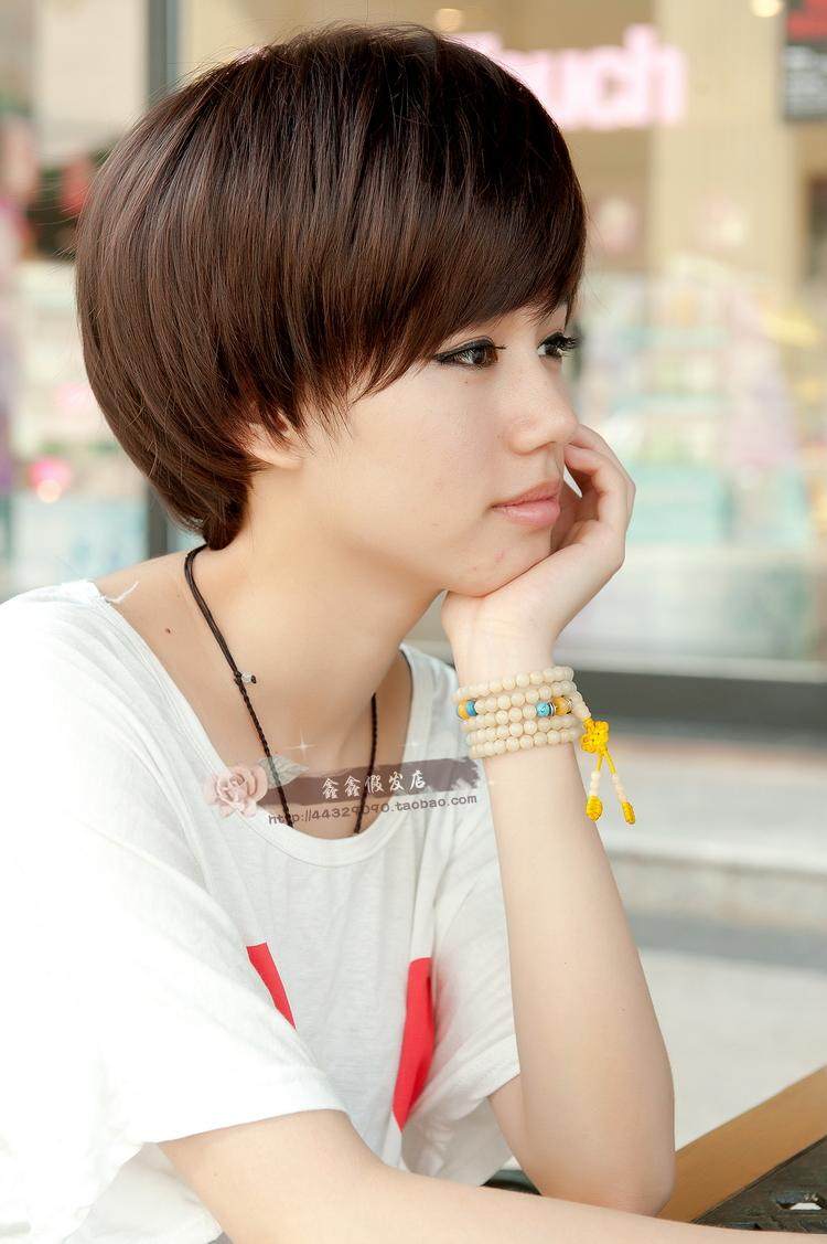 Perruque cheveux raides Court - Ref 2612377 Image 6