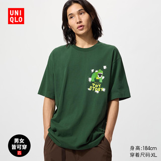 Мужская и женская одежда Uniqlo, футболка с принтом UT MAGIC FOR ALL/футболка с короткими рукавами 483270