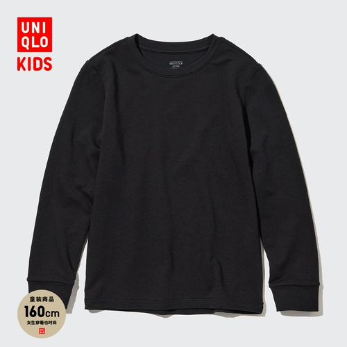 Детская одежда Uniqlo multi-shunuan HEATTECH, черная технологичная термоодежда, нижнее белье, футболка 450973