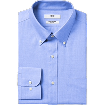 Uniqlo mens and womens high-performance slim-fit anti-wrinkle shirt long-sleeved shirt thin jacket air-conditioned shirt 470243