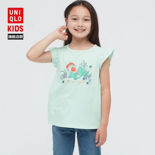 Uniqlo, Дисней, футболка для принцессы, детская одежда