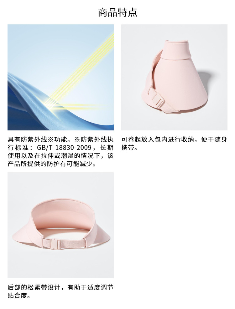 Uniqlo мужской женские модели Анти -ув пустая шляпа затенение солнцезащитный крем кепка складные хранение Может портативный 479262 