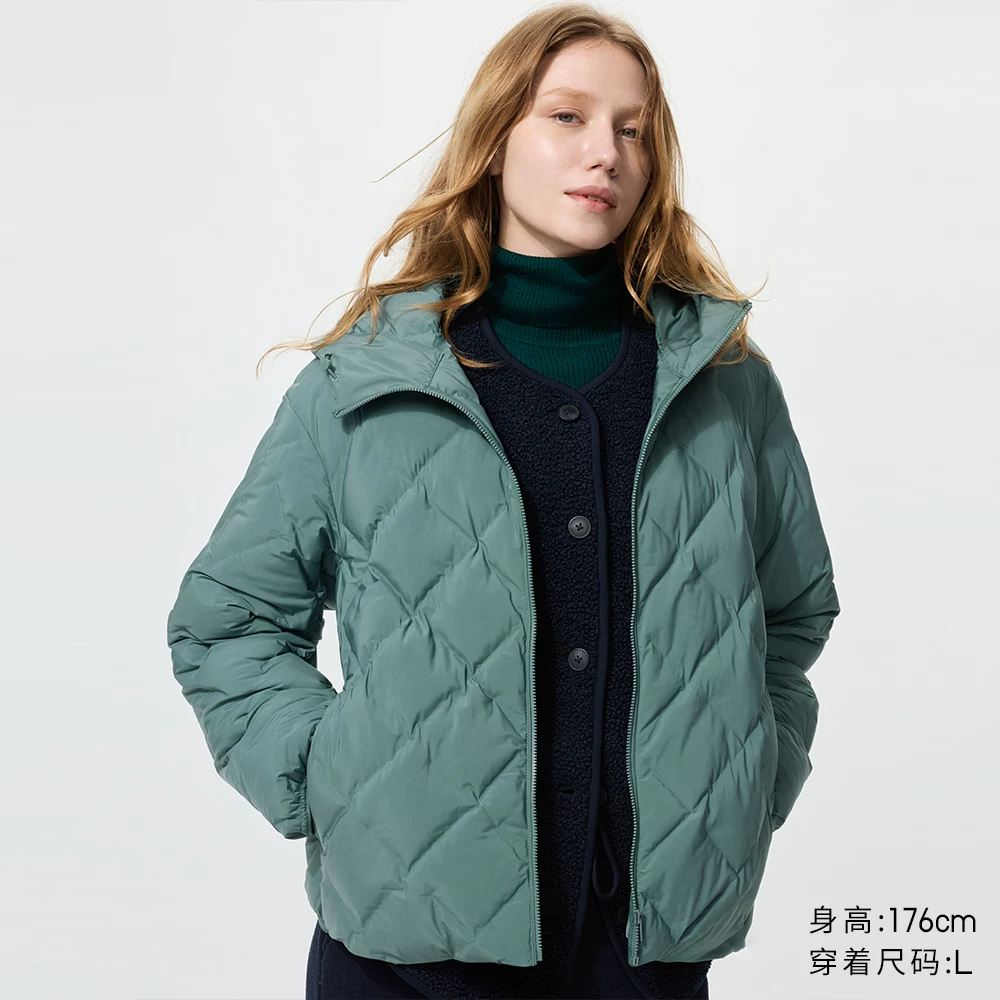 Женская куртка с капюшоном PUFFTECH Air Cotton от Uniqlo 478571