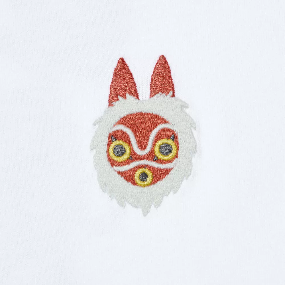 Уникло мужская и женская одежда UT Ghibli принт короткий рукав футболка мама папа фильм «Magic Princess» 475093