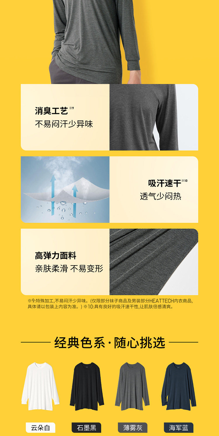 Uniqlo, футболка, удерживающее тепло термобелье, нижнее белье 