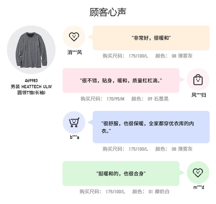 Uniqlo мужской HEATTECH Ultra Warm круглый вырез Футболка длинный рукав теплую одежду осенняя одежда нижнее белье 469983 