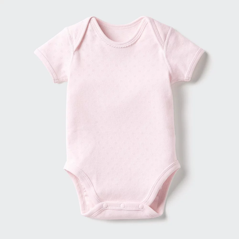 Uniqlo инфант и малыш hip cover/одежда с короткими рукавами 1-компонент Jumpsuit 478357 478359 478358