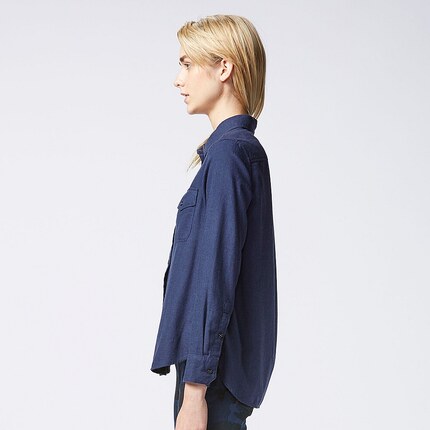 女装 法兰绒衬衫(长袖) 163087 优衣库UNIQLO