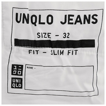 Jeans UNIQLO Coton, 63% polyester 19% de fibres de viscose (rayonne viscose) 8% 8% de fibres de polyacrylonitrile (acrylique) fibre élastique de polyuréthane (spandex) 2% - Ref 1478463 Image 41