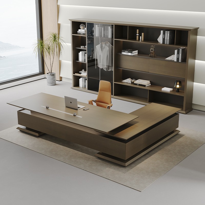 Chairman Boss Boss Desk Grand Bandai Brief Hyundai President High-end Manager Chairs Portfolio Office Furniture-Taobao