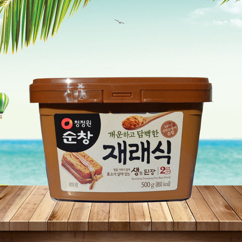South Korea imported Cheongjingyuan traditional raw Miso Soy sauce Miso Soup Kelp soup 500g until August 21
