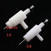 Point gum valve Y type T-point glue valve micro throttle valve Mini-point glue valve three-way valve stop valve needle stop glue valve