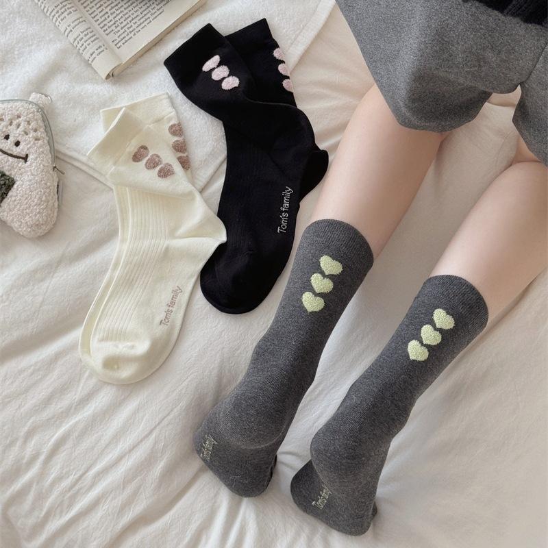 Women's Socks for Spring and Summer, Thin Korean-Style Mesh Hollow Breathable Mid-Calf Socks, Casual Simple Versatile Slouch Socks