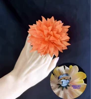 Оранжевое кольцо, диаметр 12мм, 12см