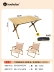Ngoài Trời Di Động Bàn Gấp Hợp Kim Nhôm Trứng Cuộn Bàn Ghế Cắm Trại Dã Ngoại Nướng Cắm Trại Thiết Bị Tiếp Liệu Bộ ghế ngủ gấp gọn Bàn ghế gấp gọn
