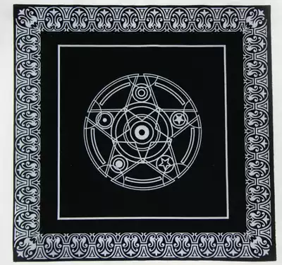 Five-pointed star magic tablecloth Altar cloth ritual cloth Tarot cloth Tarot card special tablecloth suitable for all kinds