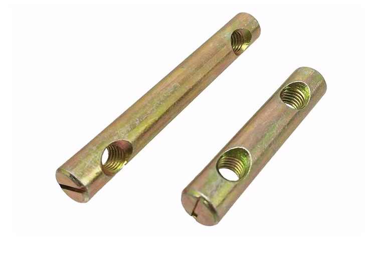 Nut đôi chéo lỗ nut nut nut kết nối lắp ráp đồ đạc tháo dỡ phần cứng đồ nội thất ốc vít inox