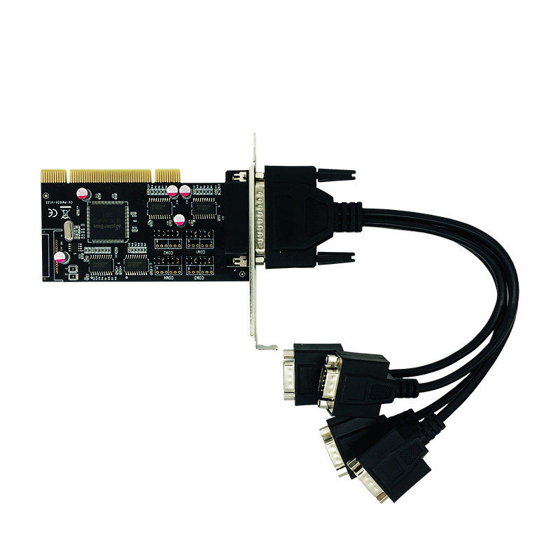 Xihua computer extended card desktop com port one drag four series card 5V12V power supply high speed motherboard transfer card