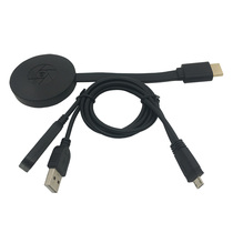 Mobile phone seconds larger screen push Bao high-definition wireless pitch-screen onboard TV projection high 4K same screen converter