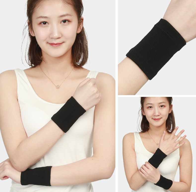 Vòng tay thể thao nam và nữ bóng rổ cổ tay bong gân bảo vệ bát tay tay mùa hè thoáng khí phần mỏng thể dục mỏng - Dụng cụ thể thao miếng bó đầu gối
