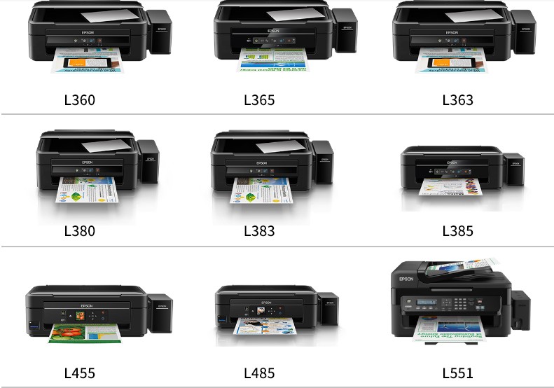 Đối với máy in Epson 672L220L301L363 L383 L385L455L565 4 màu mực