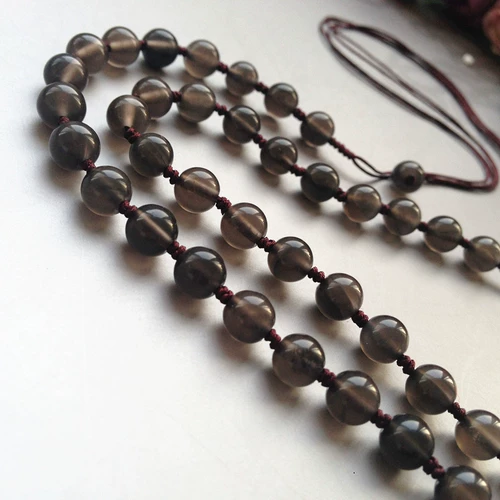 Высококлассное натуральное украшение-шарик, подвеска, плетеное универсальное ожерелье из шнура подходит для мужчин и женщин, имитация льда