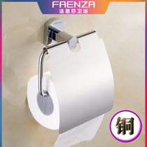 Faenza all-copper tissue holder Bathroom toilet paper holder Toilet household creative waterproof paper pumping rack paper ROLLER_SHENZHEN Faenza Paper Towel Rack Co Ltd