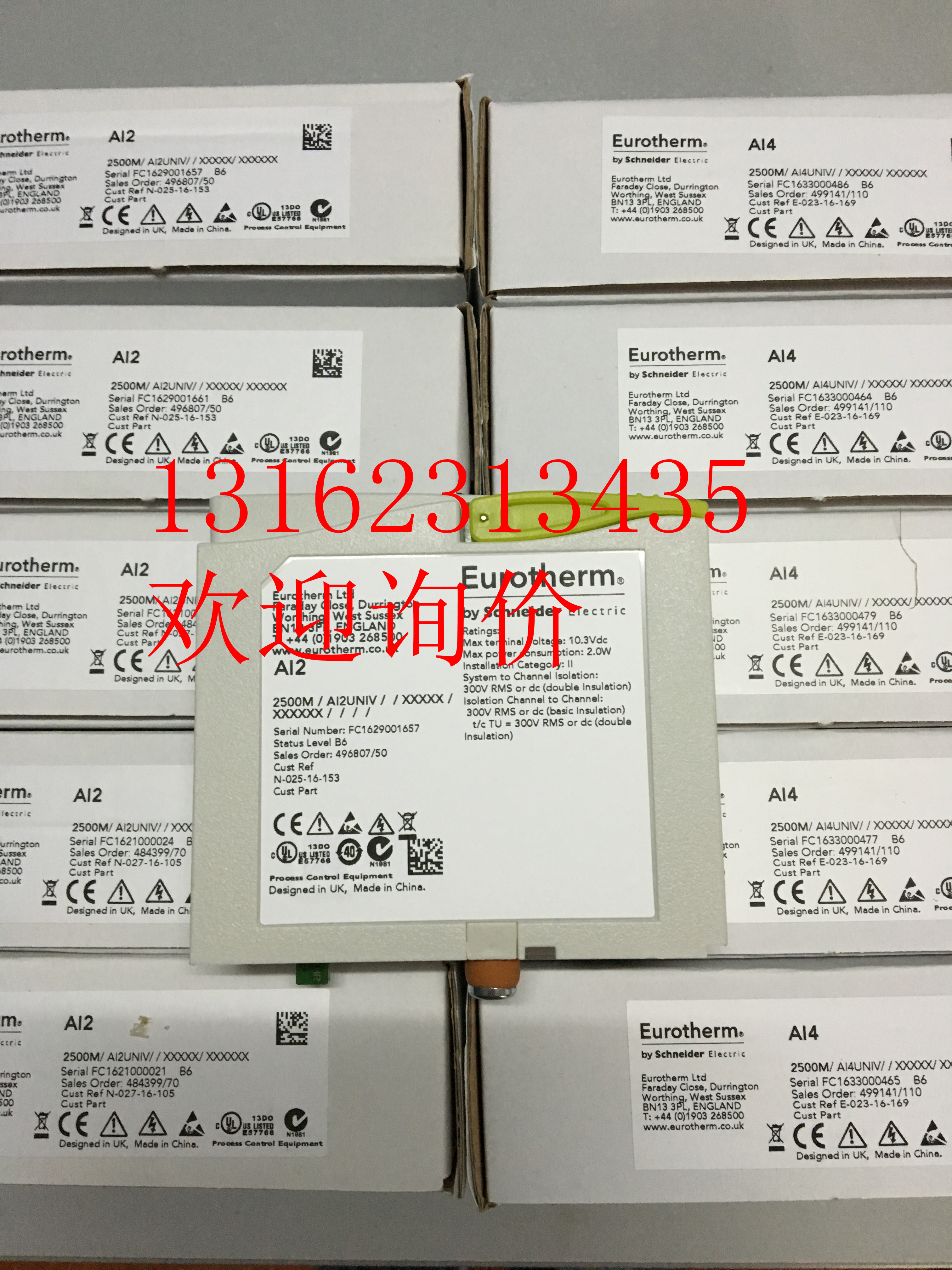 Eurotherm UK Euroland DCS Module 2500T AO2 UNIV NONE XXXXX XXXXXX