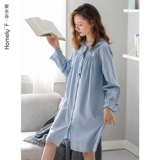 Пижама, демисезонная юбка, тонкий шелковый японский милый лонгслив для принцессы