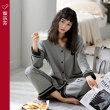 Антибактериальная осенняя пижама, осенний хлопковый лонгслив, комплект