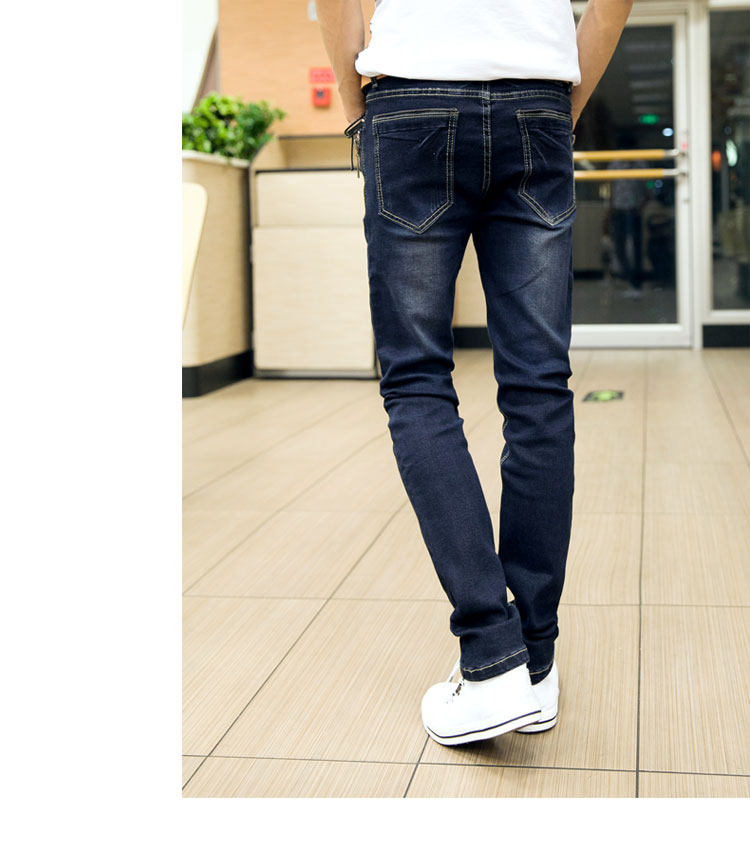 Jeans pour adolescent pieds Slim JOHNSON YUEDA - Ref 1462555 Image 18