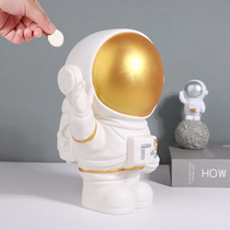 2021 New Internet Red Astronauts Enamelling Deposit Money Pot Children Boys Kids Anti-Fall Zero Money Pot Astronauts Swing Pieces
