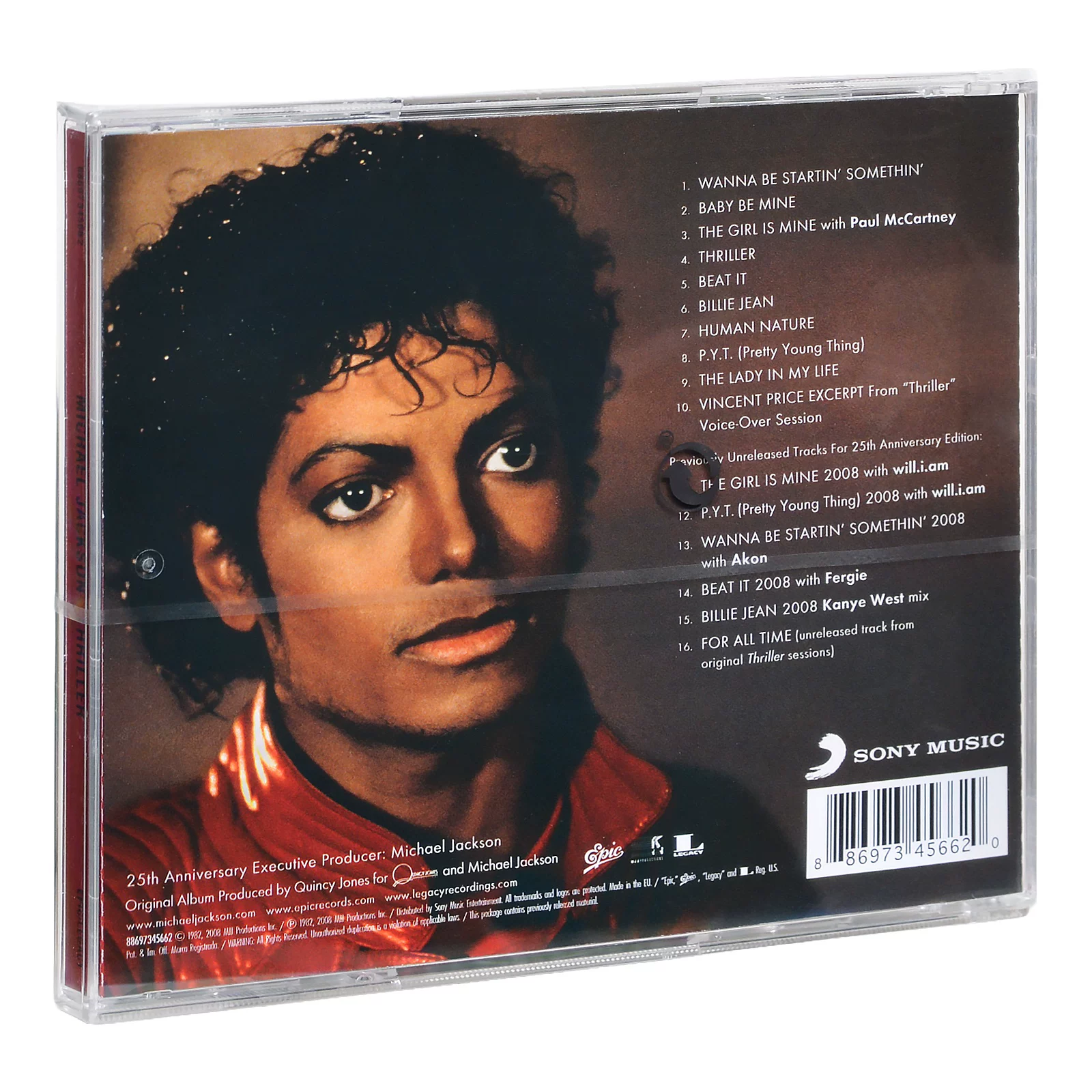[Imported European version] Michael Jackson Thriller album CD