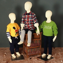 Childrens model props costume display stand childrens clothing store software childrens model stand full-body child fake model