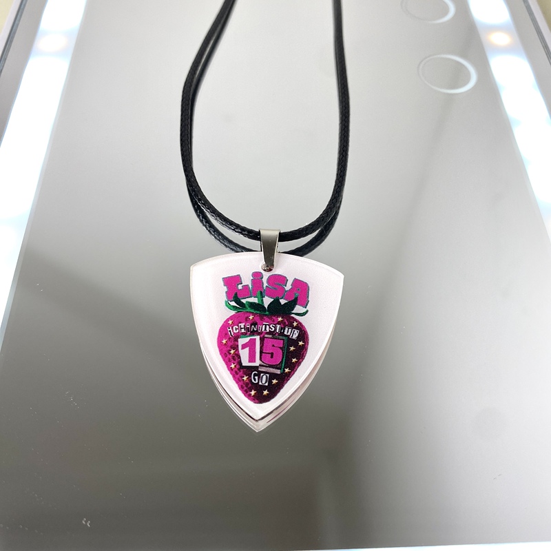 Lisa Haruka Oshio Merchandise Japanese Necklace Pick Accessories Album Phone Charm Keychain Concert Freebies