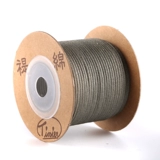 芊雅 Хлопковая нить тайваньского происхождения B 1,5 мм, неэластичная ювелирная нефритовая нить с сердцевиной и зашифрованной однотонной нитью из бисера Бодхи Будды